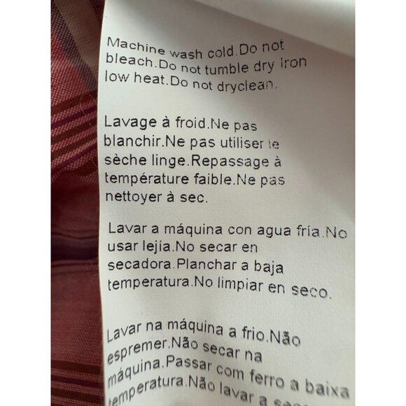 Hugo Boss Orange Label L Check Cotton Flip Cuffs Long Sleeves Mens Casual Shirt - Picture 7 of 7